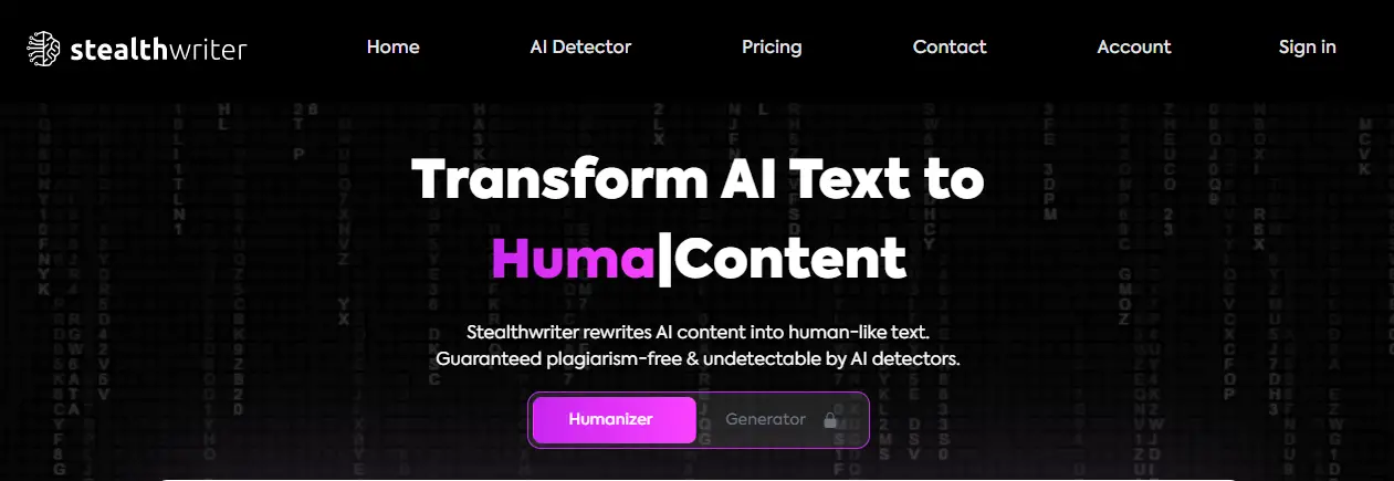 Stealth Writer AI | Best content paraphrasing tool 2024