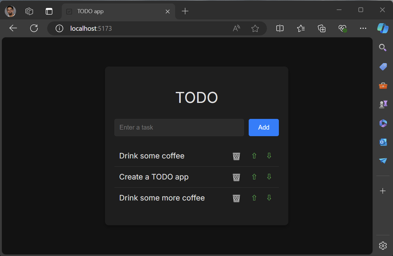 Creating a React TODO app in Visual Studio 2022
