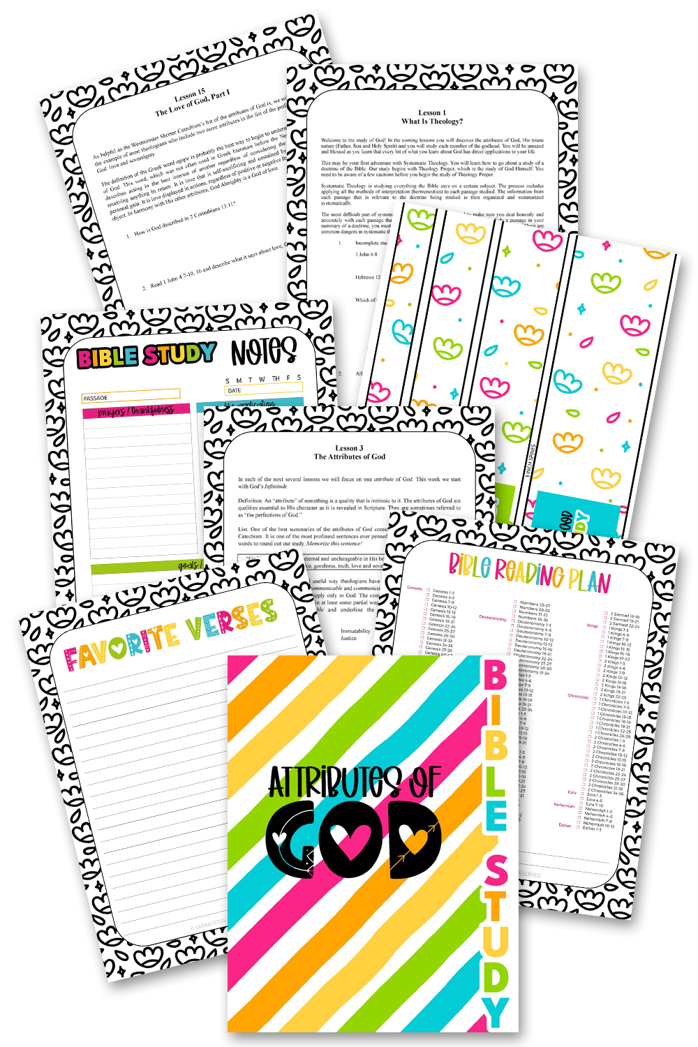 Attributes of God Binder {70+ pages}