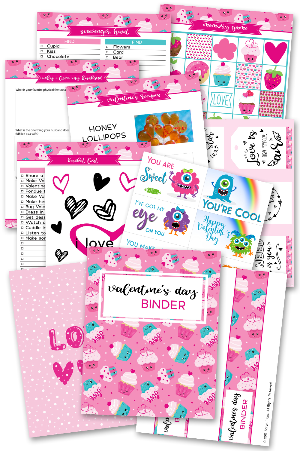 Valentine’s Day Binder – Sarah Titus