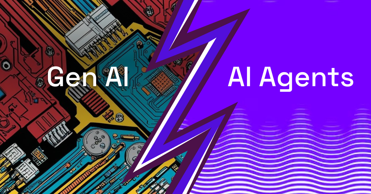 AI Agents vs Gen AI -Your Strategic Implementation Guide [2025]