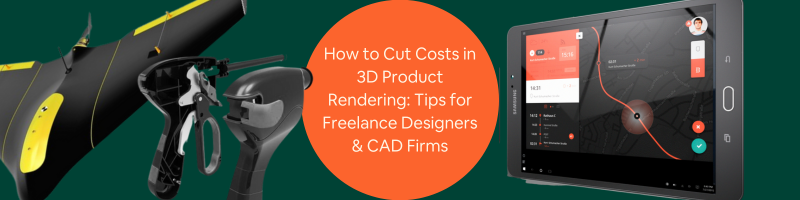 How to Cut Costs in 3D Product Rendering: Tips for Freelance Designers & CAD Firms