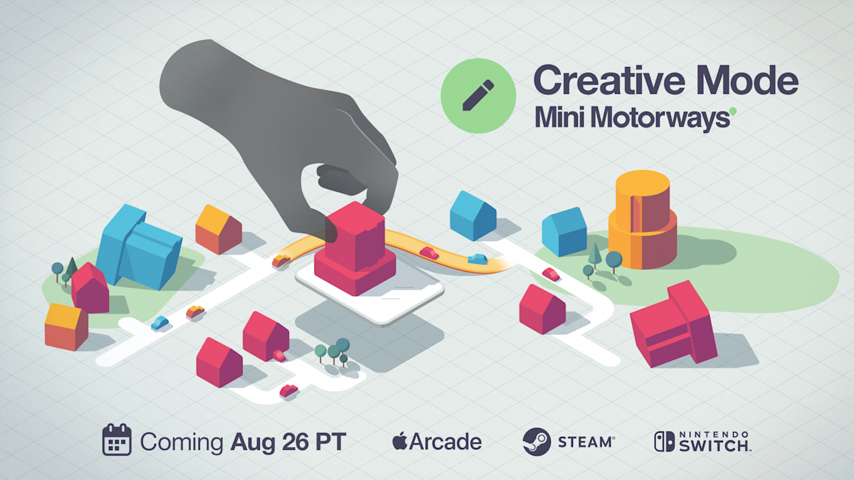 Mini Motorways is getting a creative mode