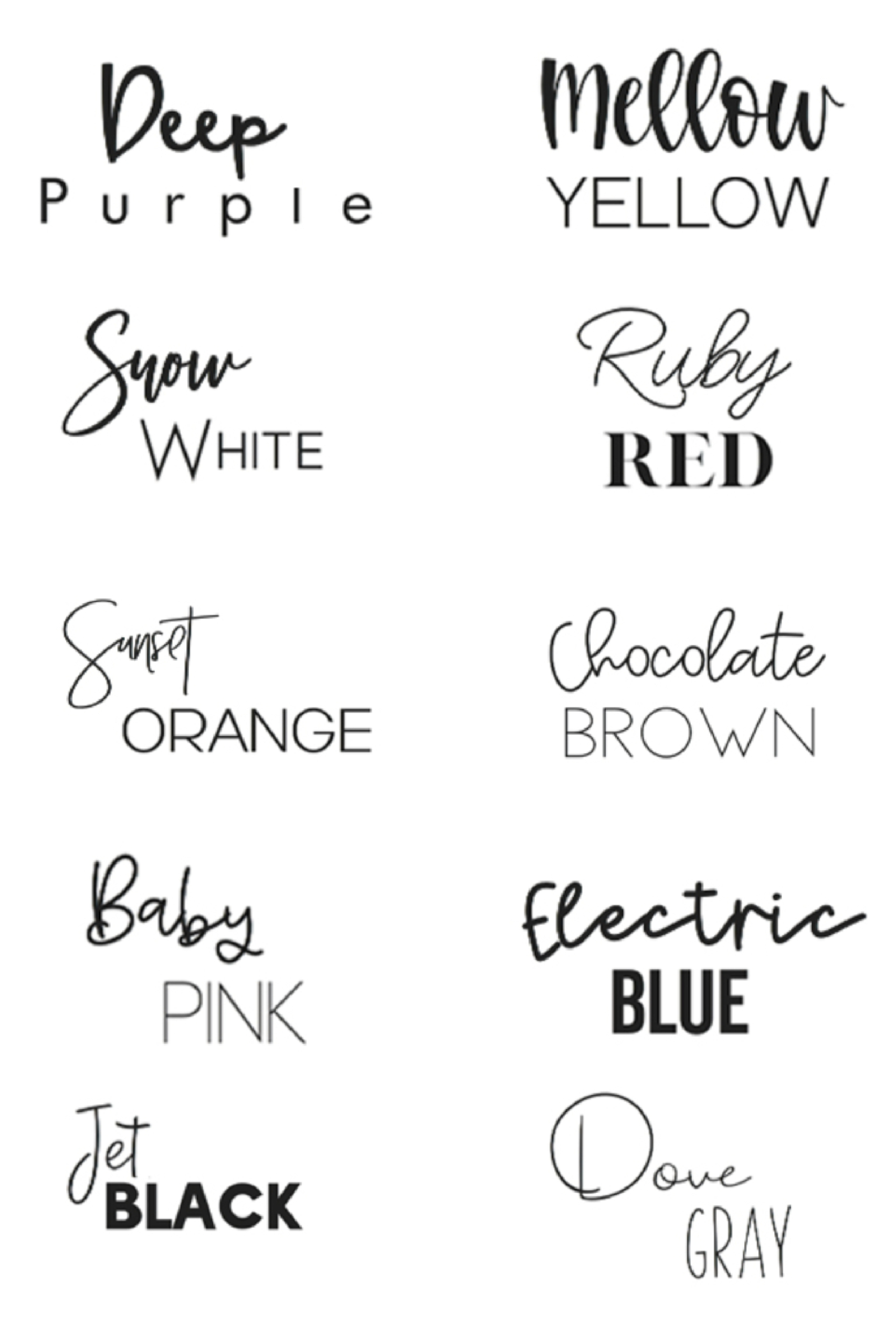 Top Font Pairing Inspiration – Sarah Titus