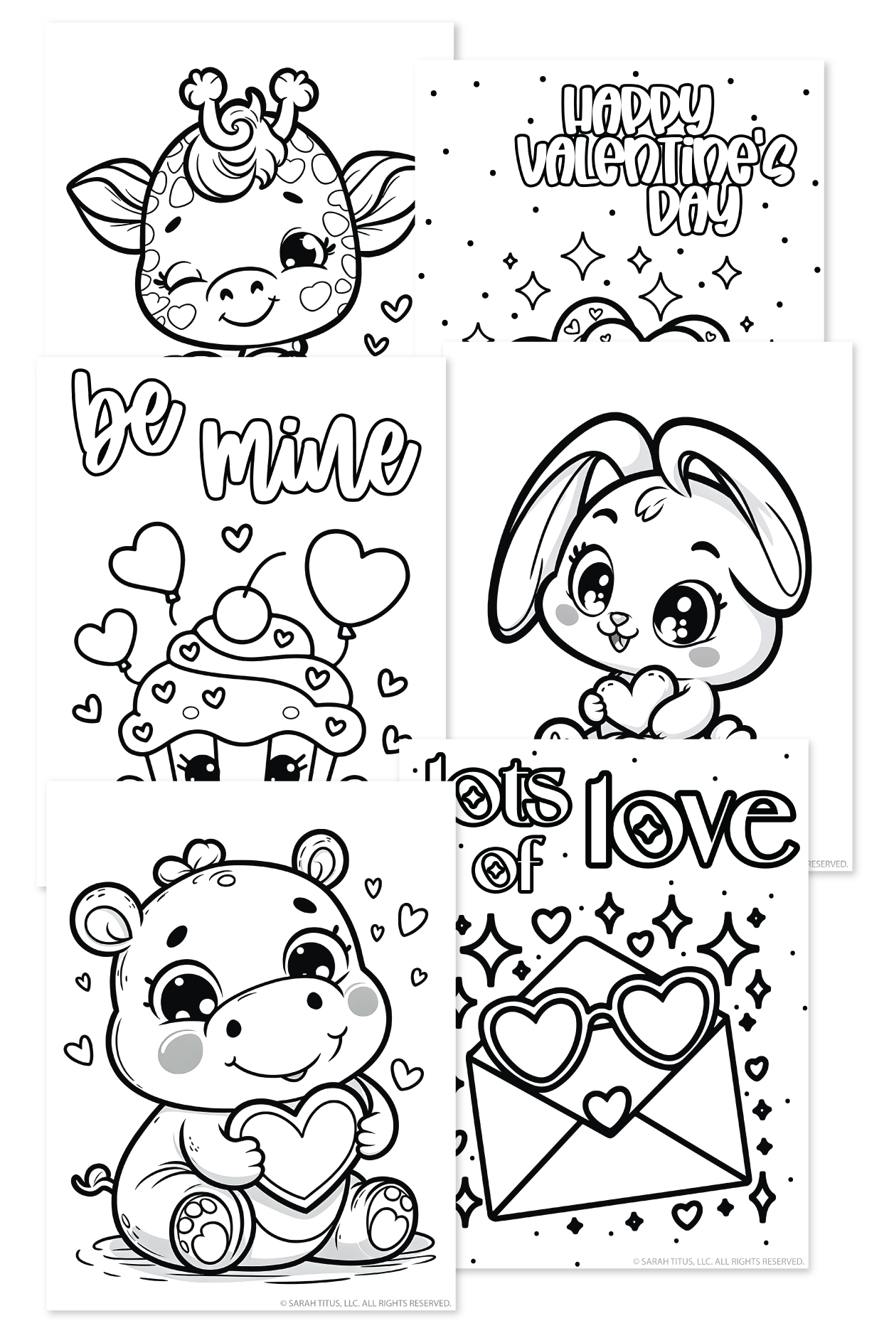 30+ Free Valentine’s Day Coloring Pages