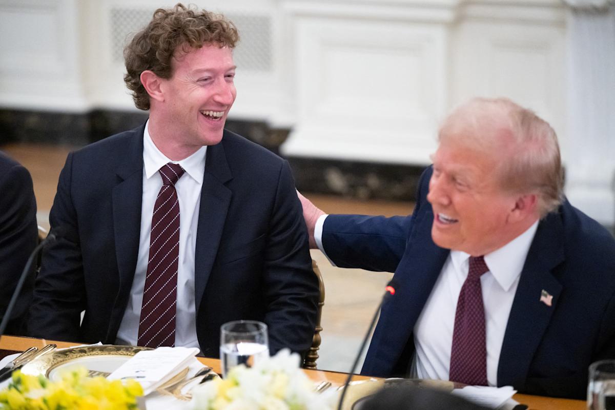 Zuckerberg caught on hot mic telling Trump ‘I wasn’t sure’ how much to promise to spend on AI in the US