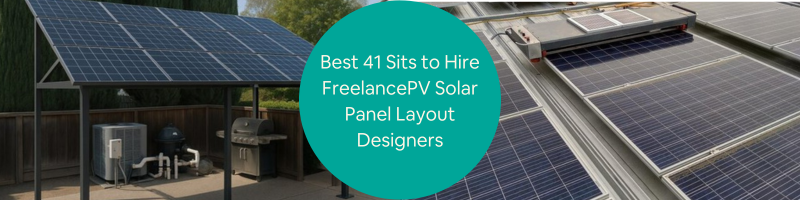 Best 41 Sites to Hire Freelance Solar Panel Layout Designers for PV CAD Drafting Services