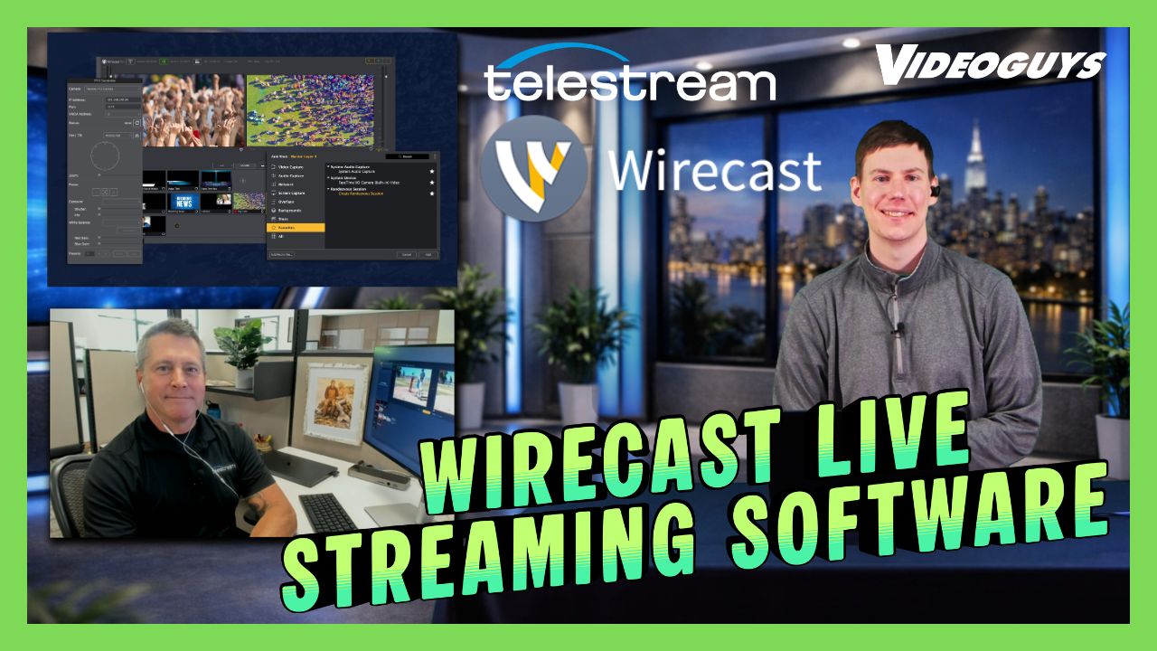 Wirecast Multicamera Live Streaming for Mac & Windows